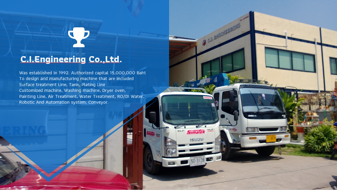 Pretreatment Plating Line รับออกแบบสร้างไลน์ชุบโลหะ